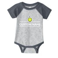 Custom Pickleball Personalize Team Name Infant Baby Jersey Bodysuit