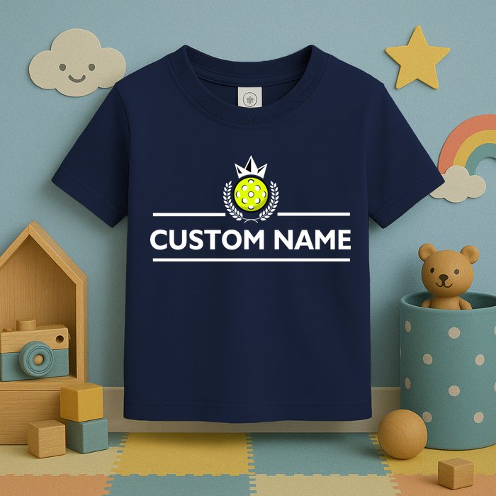 Custom Pickleball Personalize Team Name Toddler T-Shirt