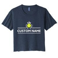 Custom Pickleball Personalize Team Name Crop Top