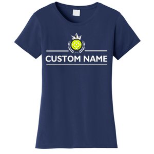 Custom Pickleball Personalize Team Name Women's T-Shirt