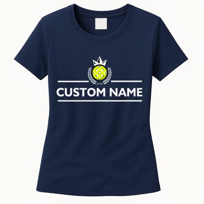 Custom Pickleball Personalize Team Name Womens T-Shirt