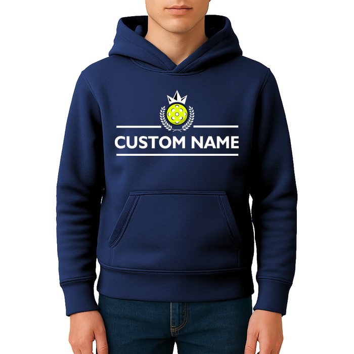 Custom Pickleball Personalize Team Name Kids Hoodie