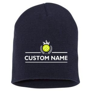 Custom Pickleball Personalize Team Name Short Acrylic Beanie