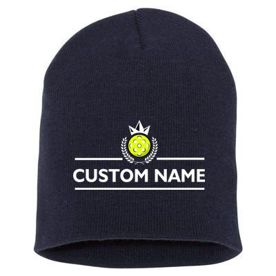 Custom Pickleball Personalize Team Name Short Acrylic Beanie