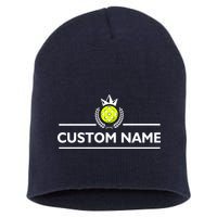 Custom Pickleball Personalize Team Name Short Acrylic Beanie