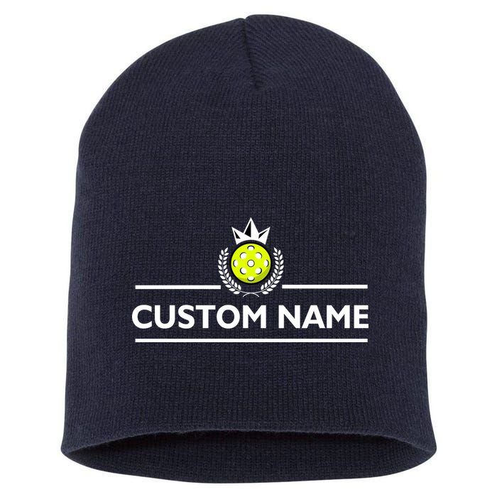 Custom Pickleball Personalize Team Name Short Acrylic Beanie
