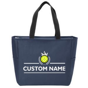 Custom Pickleball Personalize Team Name Zip Tote Bag