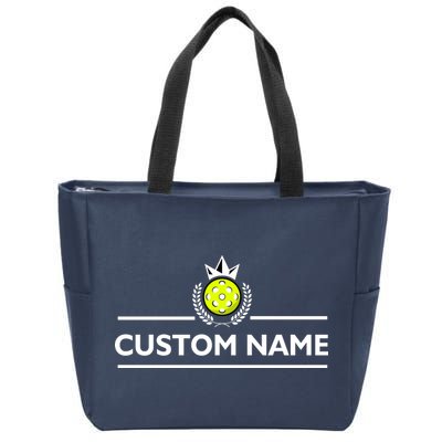Custom Pickleball Personalize Team Name Zip Tote Bag