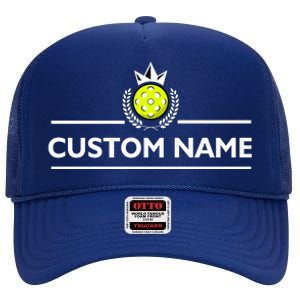 Custom Pickleball Personalize Team Name High Crown Mesh Back Trucker Hat