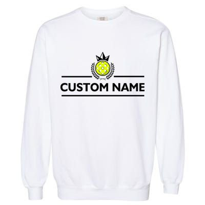 Custom Pickleball Personalize Team Name Garment-Dyed Sweatshirt