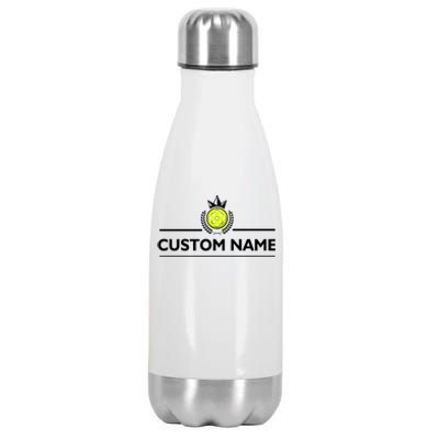 Custom Pickleball Personalize Team Name Stainless Steel Insulated Water Bottle