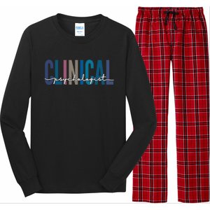 Clinical Psychologist Psychology Meaningful Gift Long Sleeve Pajama Set