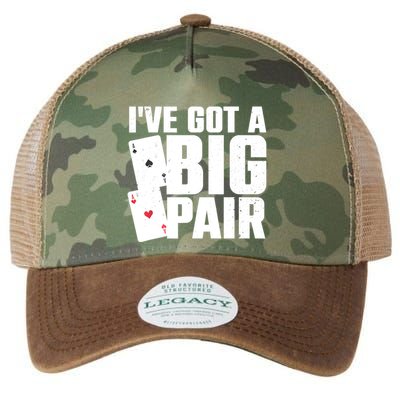 Cool Poker Player Design Casino Lover Gambler Legacy Tie Dye Trucker Hat