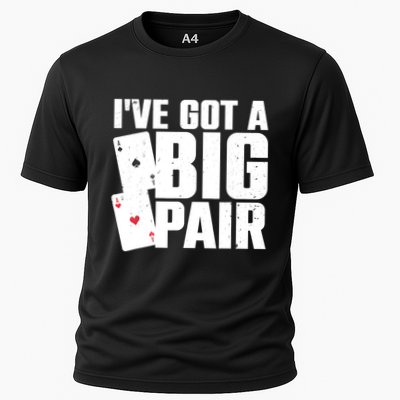 Cool Poker Player Design Casino Lover Gambler Performance Shirt