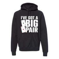 Cool Poker Player Design Casino Lover Gambler Premium Hoodie