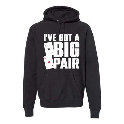 Cool Poker Player Design Casino Lover Gambler Premium Hoodie