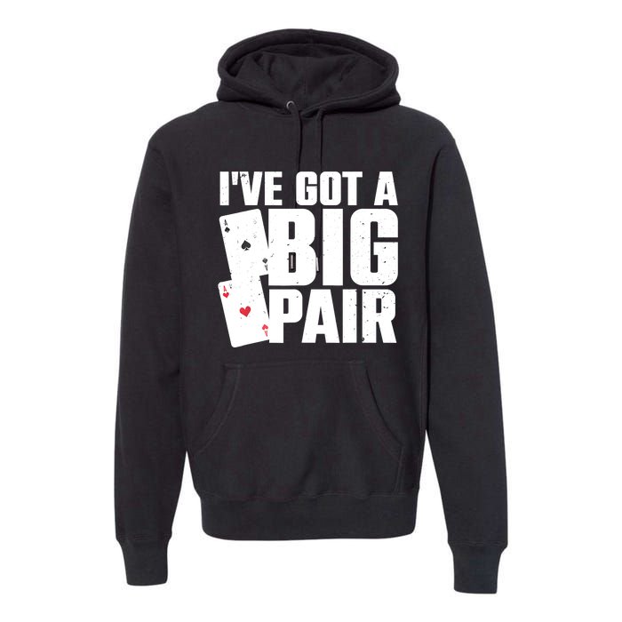 Cool Poker Player Design Casino Lover Gambler Premium Hoodie