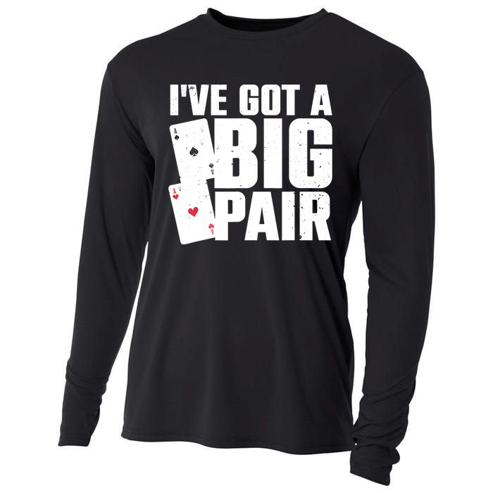 Cool Poker Player Design Casino Lover Gambler Cooling Performance Long Sleeve Crew