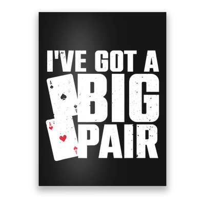 Cool Poker Player Design Casino Lover Gambler Poster