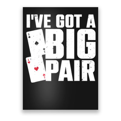 Cool Poker Player Design Casino Lover Gambler Poster