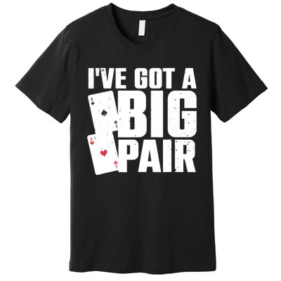 Cool Poker Player Design Casino Lover Gambler Premium T-Shirt