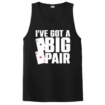 Cool Poker Player Design Casino Lover Gambler PosiCharge Competitor Tank