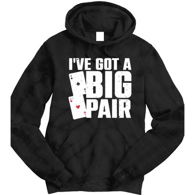 Cool Poker Player Design Casino Lover Gambler Tie Dye Hoodie