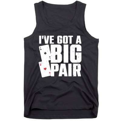 Cool Poker Player Design Casino Lover Gambler Tank Top