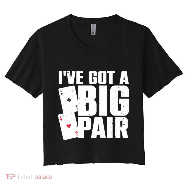 Cool Poker Player Design Casino Lover Gambler Crop Top
