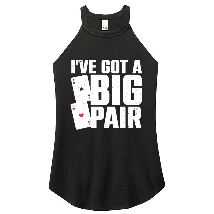 Cool Poker Player Design Casino Lover Gambler Women's Perfect Tri Rocker Tank