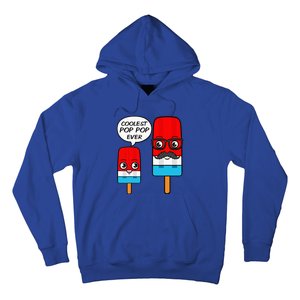 Coolest Pop Pop Ever Grandfather Popsicle Ice Cream Hoodie