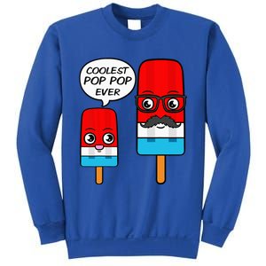 Coolest Pop Pop Ever Grandfather Popsicle Ice Cream Sweatshirt