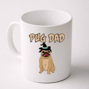 Cute Pet Pug Dog Animal Dad Father Halloween Grave Coffee Mug