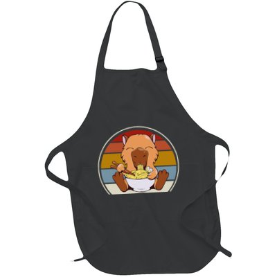 Capybara Peluches Party Peluche Capybara Big Capybara Plush Full-Length Apron With Pockets