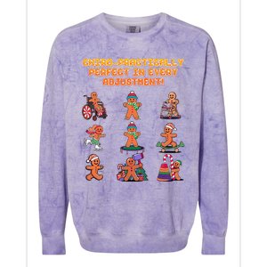 Chiro Practically Perfect In Every Adjustment Chiropractor Colorblast Crewneck Sweatshirt