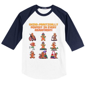 Chiro Practically Perfect In Every Adjustment Chiropractor Baseball Sleeve Shirt