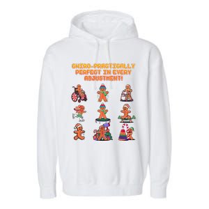 Chiro Practically Perfect In Every Adjustment Chiropractor Garment-Dyed Fleece Hoodie