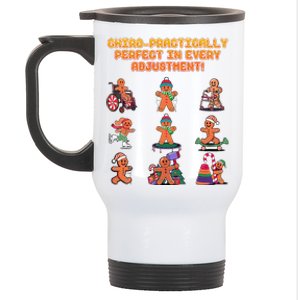 Chiro Practically Perfect In Every Adjustment Chiropractor Stainless Steel Travel Mug