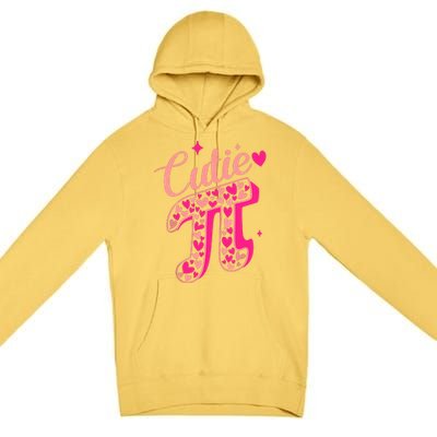 Cutie Pink Pi Day 2024 Premium Pullover Hoodie