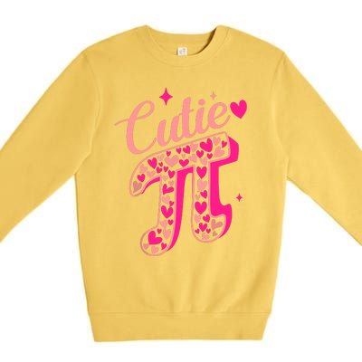 Cutie Pink Pi Day 2024 Premium Crewneck Sweatshirt