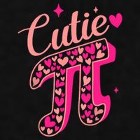 Cutie Pink Pi Day 2024 Ladies PosiCharge Tri-Blend Wicking Tank