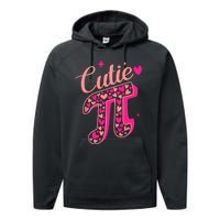 Cutie Pink Pi Day 2024 Performance Fleece Hoodie