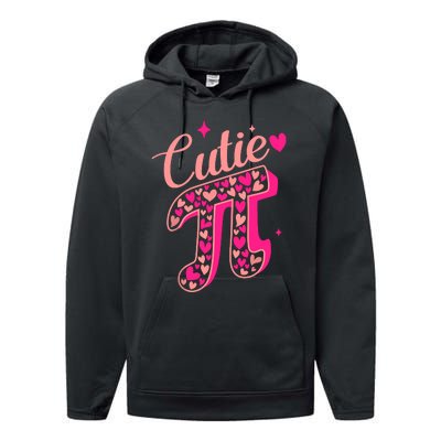 Cutie Pink Pi Day 2024 Performance Fleece Hoodie