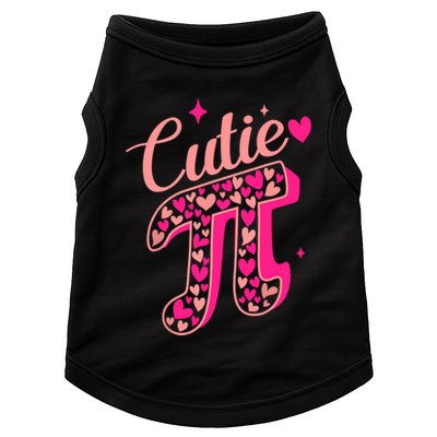 Cutie Pink Pi Day 2024 Doggie Tank