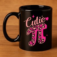 Cutie Pink Pi Day 2024 11oz C Handle Ceramic Mug