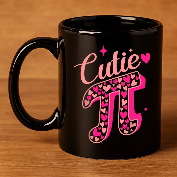 Cutie Pink Pi Day 2024 11oz C Handle Ceramic Mug