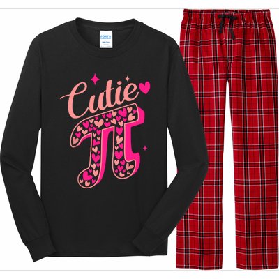 Cutie Pink Pi Day 2024 Long Sleeve Pajama Set