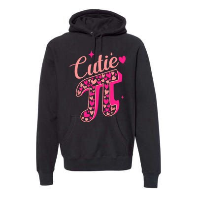 Cutie Pink Pi Day 2024 Premium Hoodie