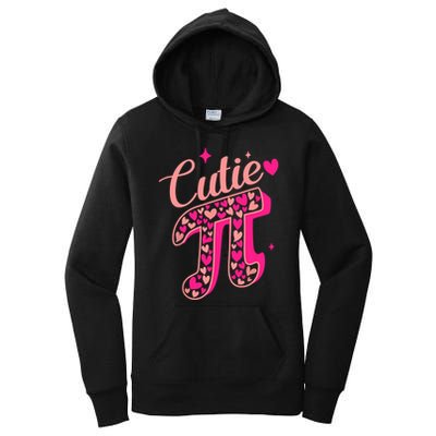 Cutie Pink Pi Day 2024 Women's Pullover Hoodie