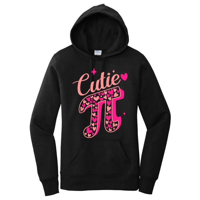 Cutie Pink Pi Day 2024 Women's Pullover Hoodie